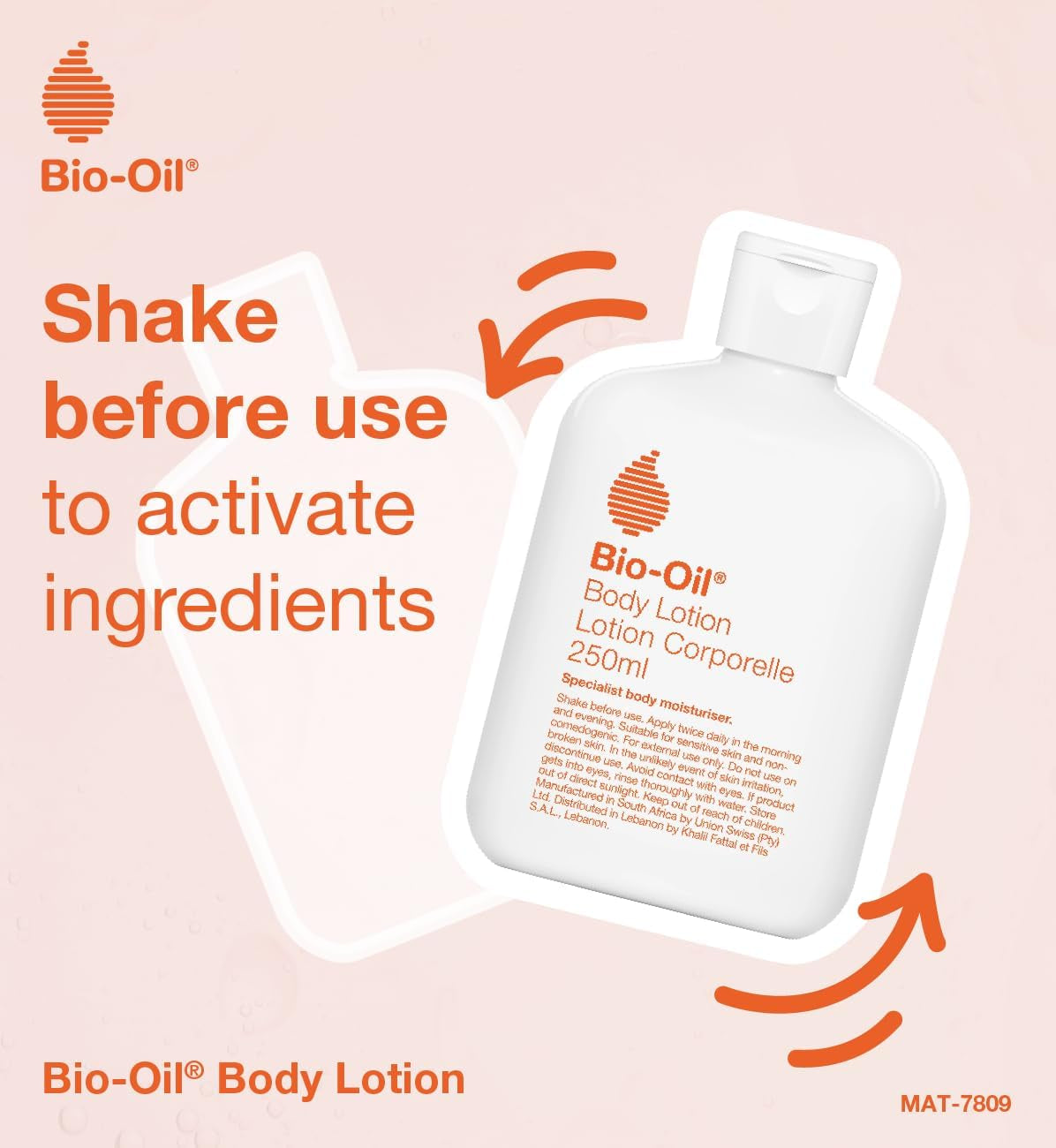 Body Lotion for Dry Skin, Ultralight and Non-Greasy, 175Ml
