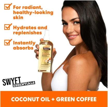 Palmer'S Coconut Oil Body Oil Bundle – 2X Coconut Oil 250Ml for Skin, 1X Dry Body Brush for Exfoliation & Hydration – Moisturizing Body Care by Palmers
