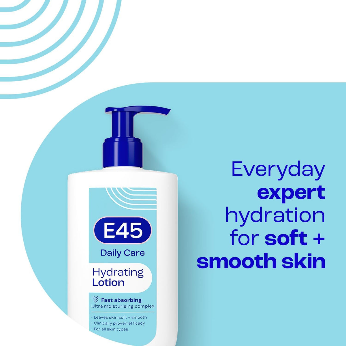 Daily Lotion 400 Ml for All Skin Types – Hydrating Non-Greasy Lightweight Moisturiser - Perfume-Free Long Lasting Body Face Hand Cream - Dermatologically Tested