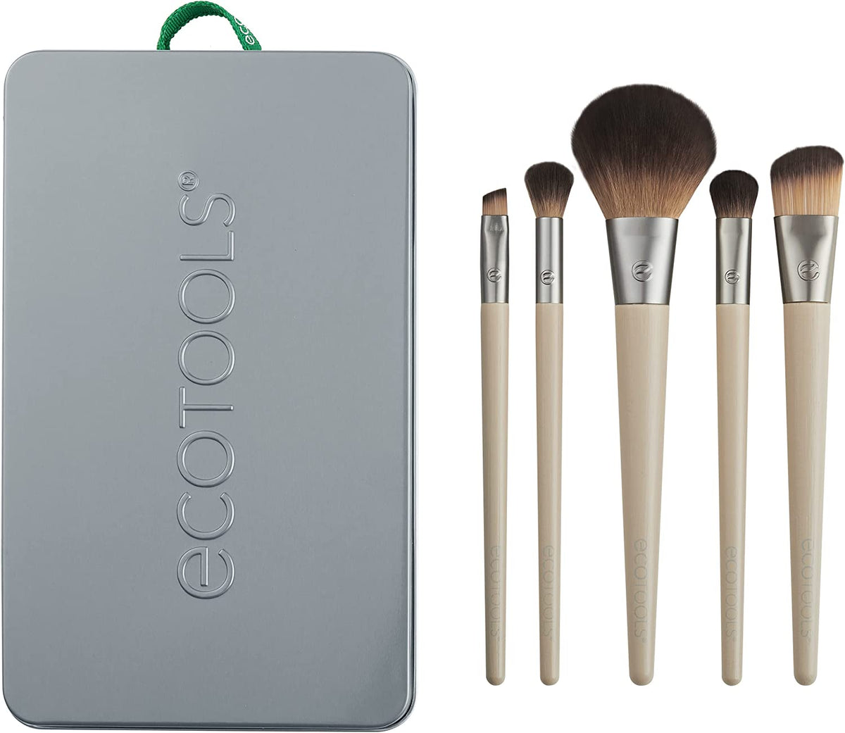 Start the Day Beautifully Brush Set, 5 Makeup Applicators & Tin