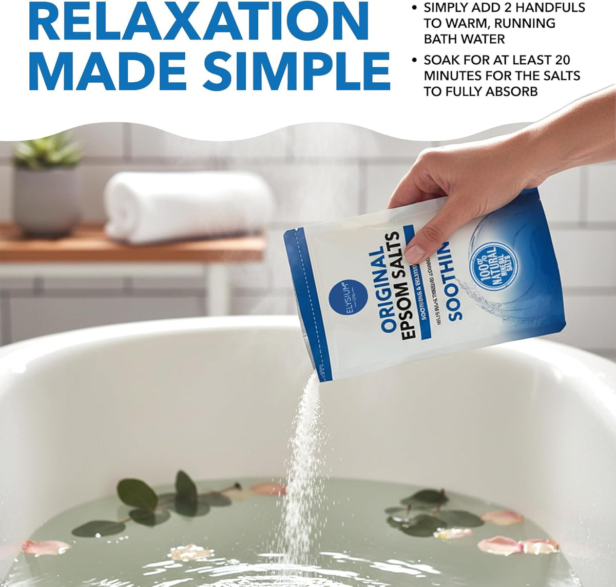 Natural Original Epsom Salts 1Kg