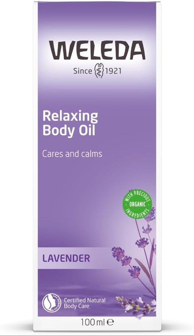 Lavender Relaxing Body Oil with Sweet Almond & Sesame, 100 Ml