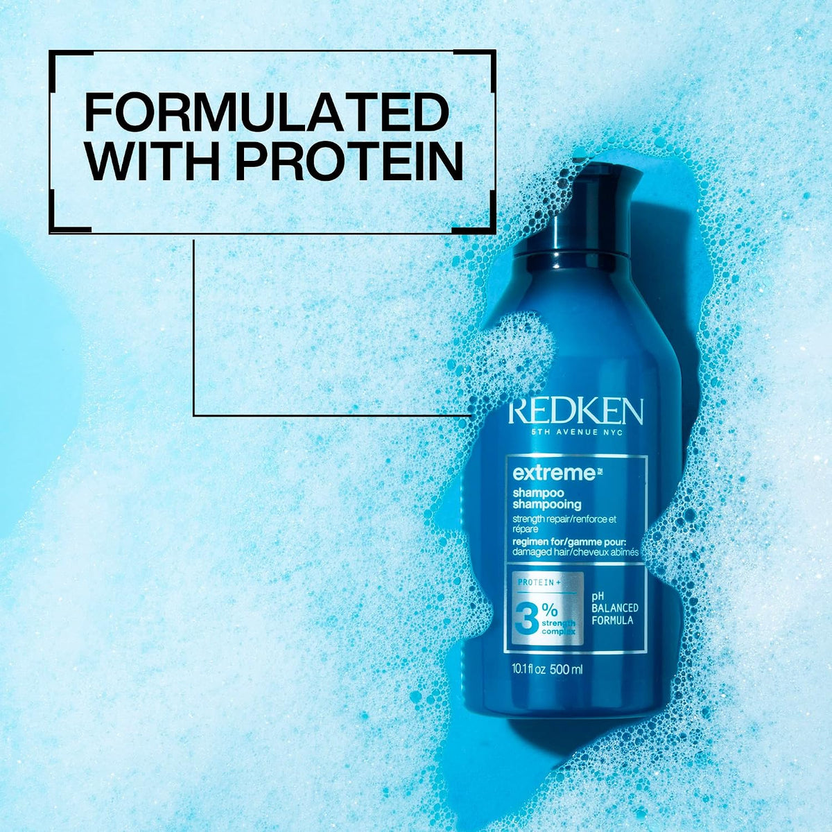 Redken Extreme Shampoo and Conditioner, for Damaged Hair, Repairs Strength & Adds Flexibility