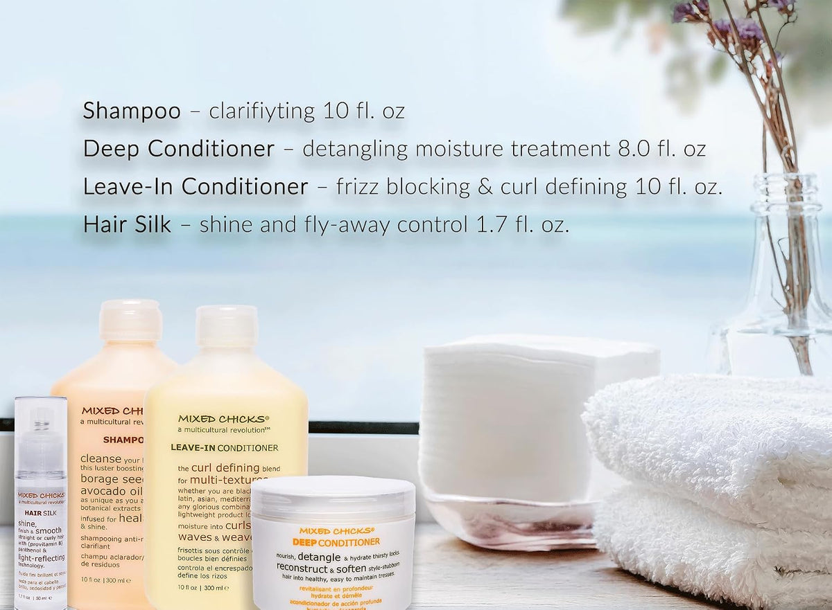 Quad Pack - Anti-Frizz & Curl Enhancing, Moisturizing - Curly Hair Care Set