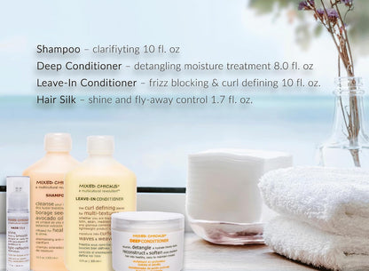 Quad Pack - Anti-Frizz & Curl Enhancing, Moisturizing - Curly Hair Care Set