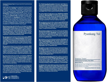 PKY Essence Toner for Barrier Rebuilding, Highly Concentrated Essence Facial Toner, Minimal Ingredients, Zero-Irritation, Korean Skincare (6.8 Fl. Oz, 200Ml)