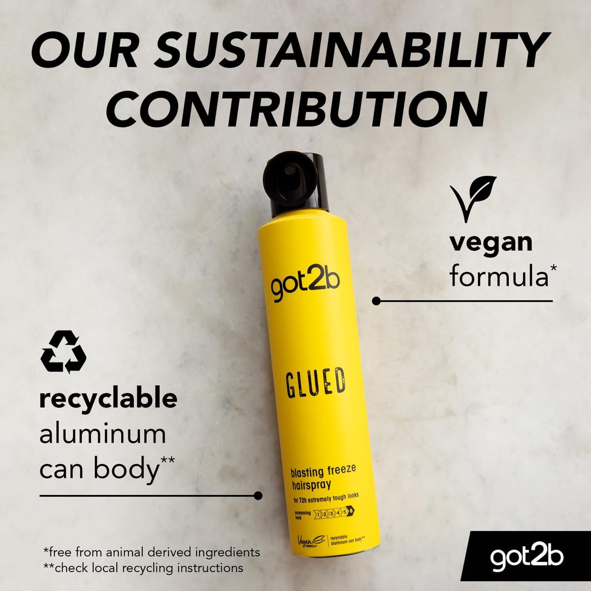 Glued Blasting Freeze Hairspray, 300Ml