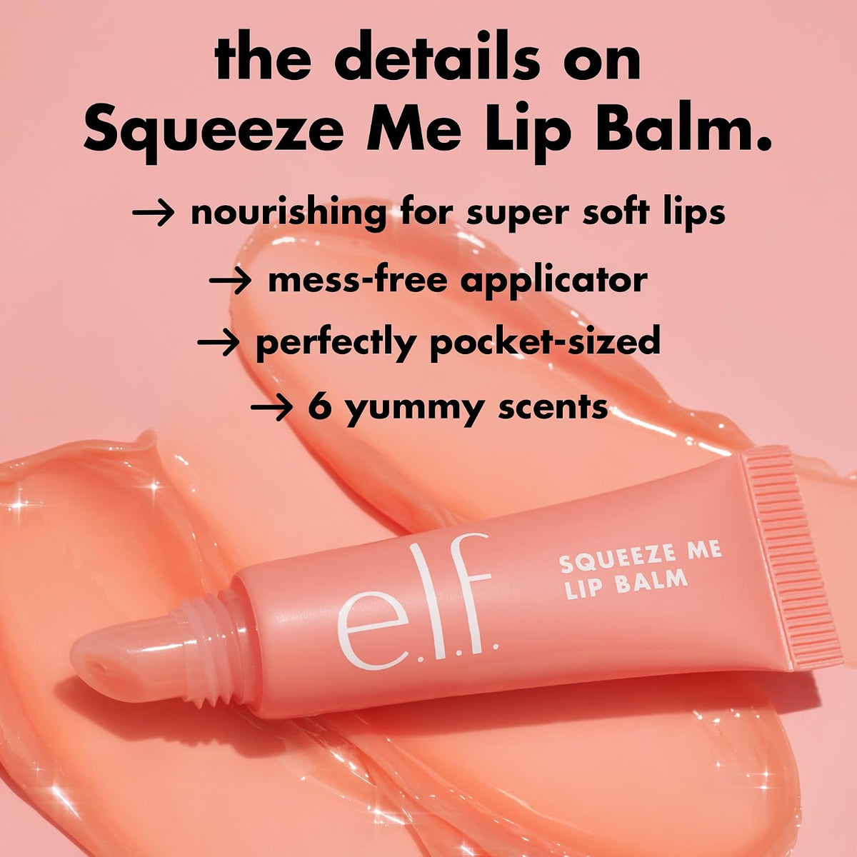 Squeeze Me Lip Balm, Moisturising Lip Balm for a Sheer Tint of Colour, Infused with Hyaluronic Acid, Vegan & Cruelty-Free, Grape