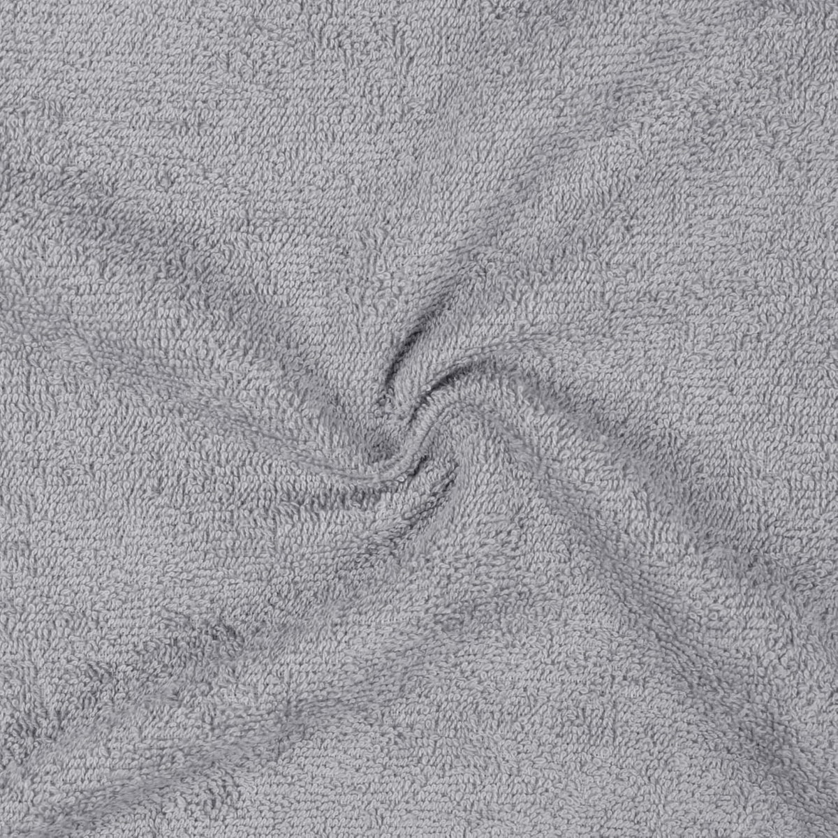Face Towel Set for Bathroom, 100% Cotton Extra Absorbent Fast Drying Face Cloths 30 X 30 Cm, Grey, 12-Pack