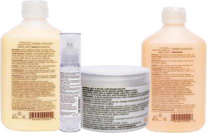 Quad Pack - Anti-Frizz & Curl Enhancing, Moisturizing - Curly Hair Care Set