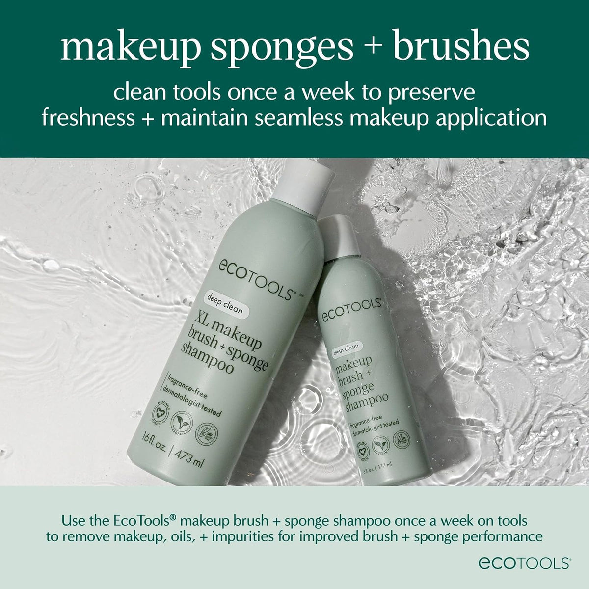 Start the Day Beautifully Brush Set, 5 Makeup Applicators & Tin