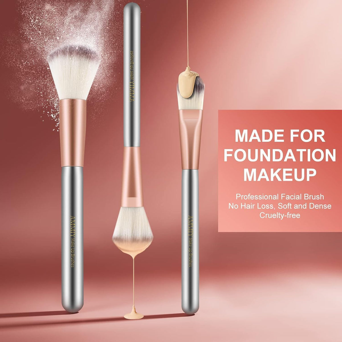 Makeup Brushes  Makeup Brushes Sets Professional 18 Pcs Make up Brushes Premium Synthetic Foundation Brush Blending Face Powder Blush Eyeshadow Eyeliner Makeup Kit with PU Leather Bag