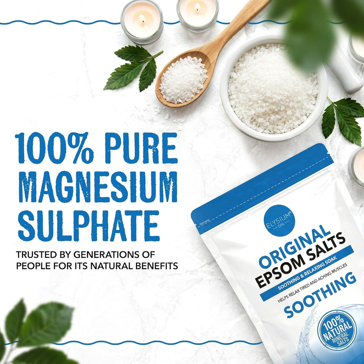 Natural Original Epsom Salts 1Kg
