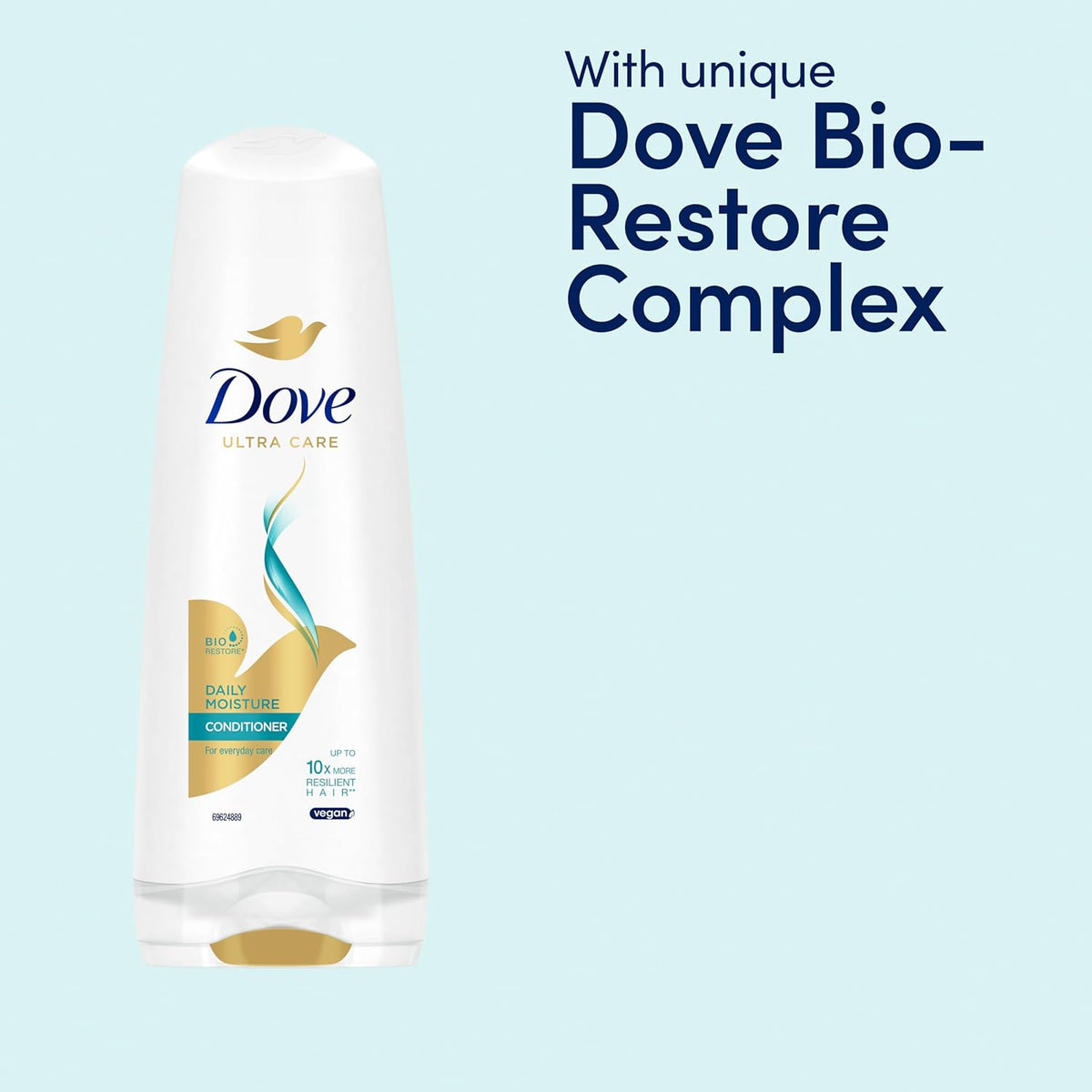 Ultra Care Daily Moisture Conditioner Strengthens and Moisturises for up to 10X More Resilient Hair* for Everyday Hair Care 200 Ml