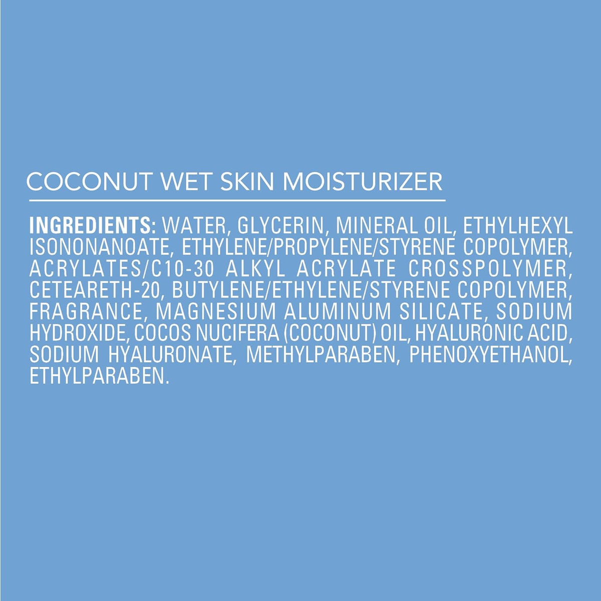 Wet Skin Body Moisturizer with Refreshing Coconut Oil, 10 Ounces (Packaging May Vary)